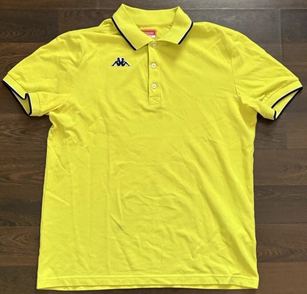 Rare Rind KAPPA Mens Polo Shirt Sz Large Green Cotton Please Look At All Photos